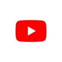 the youtube logo on a white background